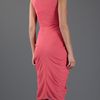 Alexander Mcqueen Sleeveless Dress in Pink (coral) - Lyst
