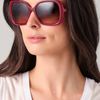 Balenciaga Twisted Temple Sunglasses in Purple (fuchsia) - Lyst