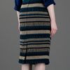 Burberry Prorsum Striped Pencil Skirt in Blue - Lyst