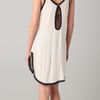 By Malene Birger Elasiu Mini Tank Dress in Beige (black) - Lyst