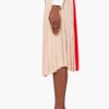Chloé Blush Red Pleated Silk Skirt in Pink (blush) - Lyst
