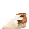 Chloé Cutout Wedge Espadrille in Brown (natural) - Lyst