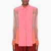 Chloé Pink Sheer Sleeve Silk Blouse in Multicolor (pink) - Lyst