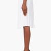 Chloé Milk White Pleated Silk Skirt in White - Lyst