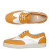 Christian Louboutin Golfito Leather Shoes in Orange for Men (mustard) - Lyst