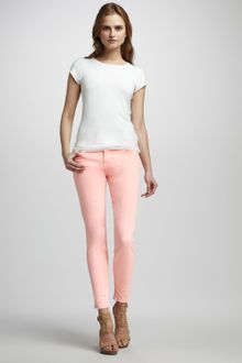 Current/Elliott The Stiletto Orange Jeans - Lyst