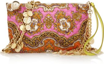 D&G Printed Quilted Silktwill Clutch - Lyst