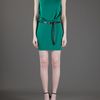 Dsquared2 Open Back Dress in Green - Lyst