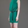 Dsquared2 Open Back Dress in Green - Lyst