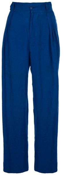 Gianni Versace Vintage Wide Trouser - Lyst