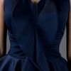 Givenchy Peplum Dress in Black (blue) - Lyst