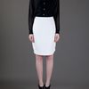 Givenchy Gonna Cadi Skirt in White - Lyst