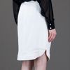 Givenchy Gonna Cadi Skirt in White - Lyst