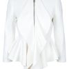 Givenchy Peplum Jacket in White - Lyst