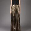Haider Ackermann Maxi Skirt in Gold - Lyst