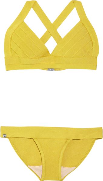 Hervé Léger Bandage Bikini - Lyst