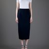 Jil Sander High Waisted Pencil Skirt in Blue - Lyst