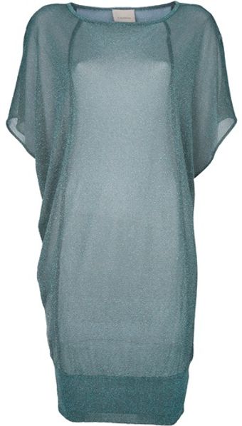 Laneus Glitter Dress - Lyst