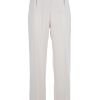 Lanvin Wide Leg Trouser in Beige - Lyst