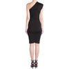 Lanvin One Shoulder Dress in Black - Lyst