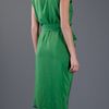 Lanvin Wrap and Drape Dress in Green - Lyst