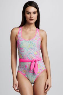 Marc By Marc Jacobs Mona Reversible Paisley Maillot - Lyst