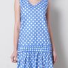 Marc Jacobs Diagonal Ginghamprint Dress in Blue - Lyst