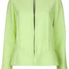 Marni Collarless Jacket in Green - Lyst