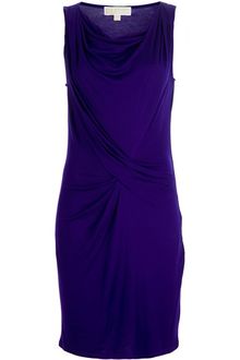 Michael Kors Draped Dress - Lyst