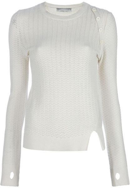 Proenza Schouler Knit Top in White - Lyst