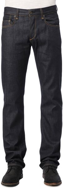 Rag & Bone RB Raw StraightLeg Jeans in Blue for Men - Lyst