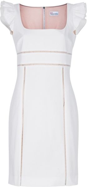 RED Valentino Cap Sleeve Dress - Lyst