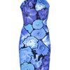 Roberto Cavalli Floral Dress in Blue (floral) - Lyst