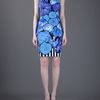 Roberto Cavalli Floral Dress in Blue (floral) - Lyst