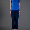 Stella Mccartney Slit Sleeve Top in Blue - Lyst