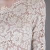 Stella Mccartney Asymmetric Lace Dress in Beige (nude) - Lyst