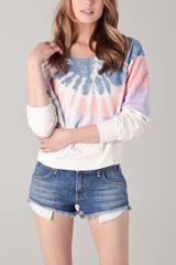 Textile Elizabeth And James Tie Dye Perfect Sweatshirt