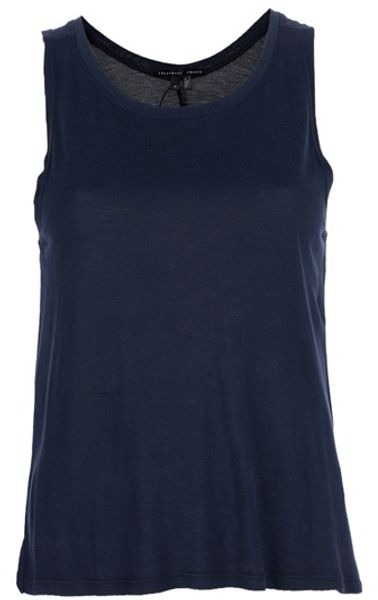 Theyskens' Theory Short Back Tank in Black - Lyst