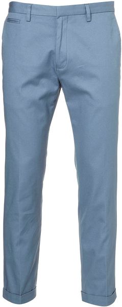  Mirage Blue Slim Smart Trousers 