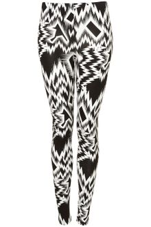 Topshop Aztec Print Leggings - Lyst