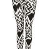Topshop Aztec Print Leggings in Black (black/white) - Lyst