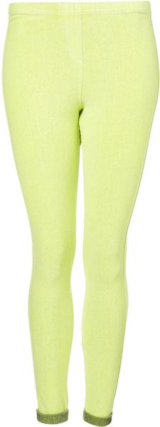  Fluro Denim Leggings 