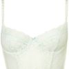 Topshop Mint Leafy Lace Bralet in Green (mint) - Lyst