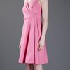 Valentino Wrap Look Dress in Pink - Lyst