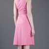 Valentino Wrap Look Dress in Pink - Lyst