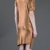 Vivienne Westwood Anglomania New Drape Dress in Gold (bronze) - Lyst