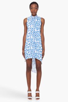 Wayne Blue Rope Snake Silk Dress - Lyst