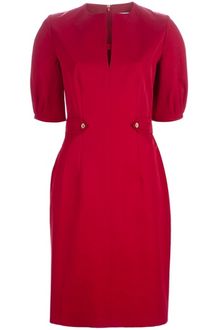 Yves Saint Laurent Fitted Dress - Lyst