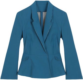  Lk Raw Edge Structured Jacket 
