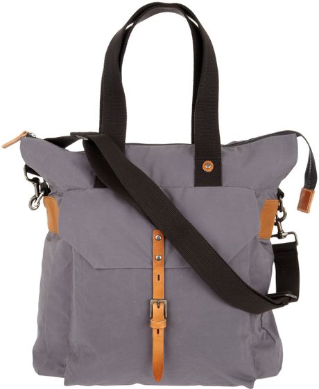 Ally Capellino Timothy Waxed Cotton Tote Bag in Gray for Men (grey)